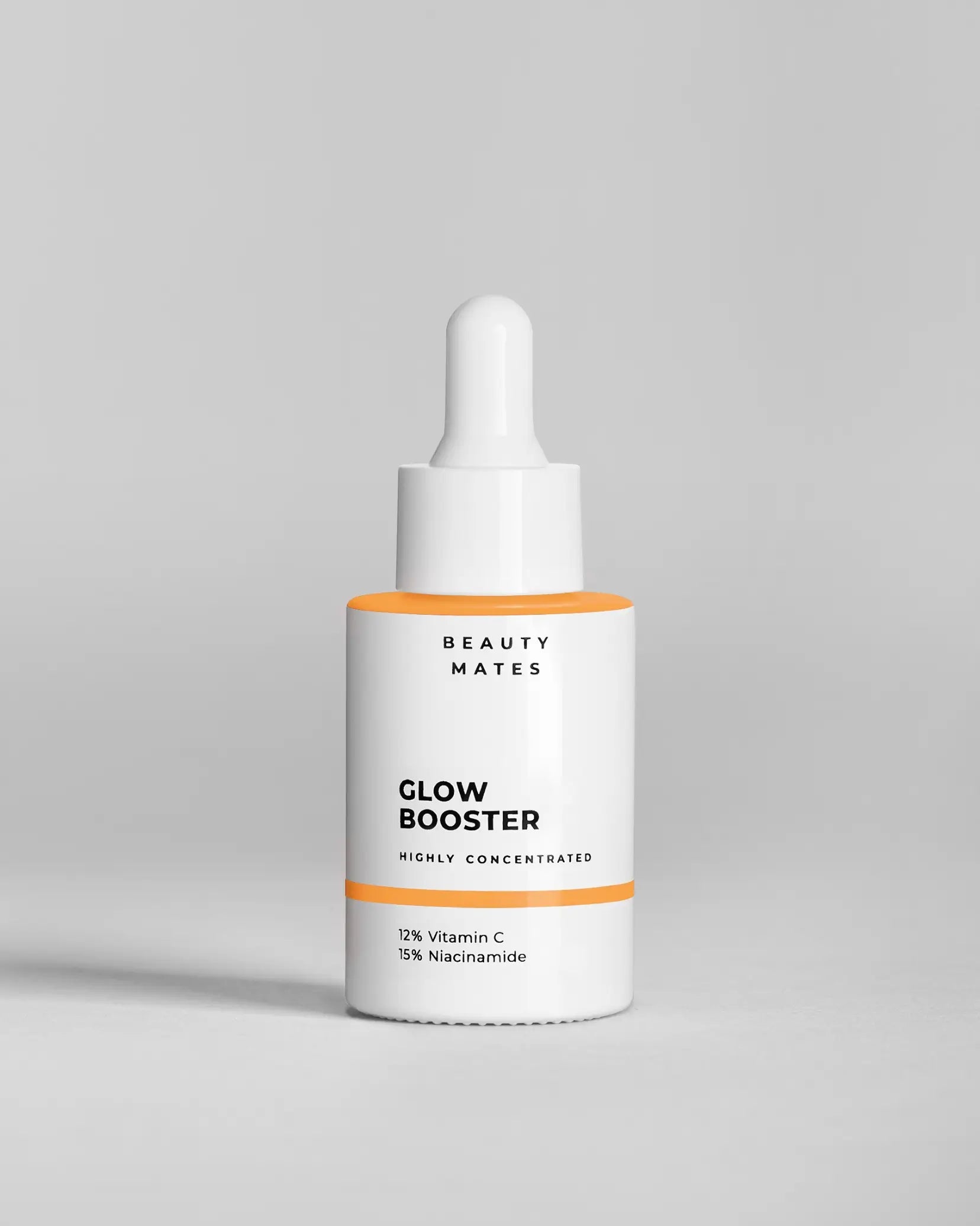 Beauty Mates Glow Booster - Hochkonzentriertes Serum mit 12% Vitamin C und 15% Niacinamide